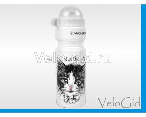 Бутылка для велосипеда Vinca Kotik 750 мл